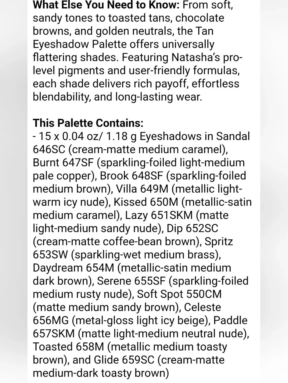 Natasha Denona I Need A Tan Palette